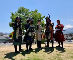 愛の武将隊と一緒に
